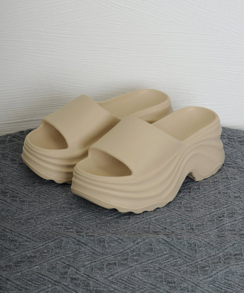 厚底サンダル 約7cm ビーチサンダル夏 レディースシューズ 美脚サンダル 楽ちん 履きやすい ルームスリッパ 大人可愛い カジュアル 疲れない コンフォートくつ 99SCMY-001