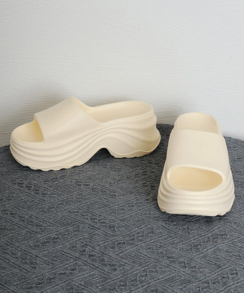 厚底サンダル 約7cm ビーチサンダル夏 レディースシューズ 美脚サンダル 楽ちん 履きやすい ルームスリッパ 大人可愛い カジュアル 疲れない コンフォートくつ 99SCMY-001