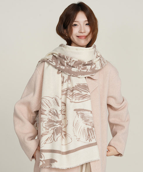 大判マフラー ストール あったか 秋冬 レディース 暖かい ロング丈ショール ワイドマフラー 保温 カジュアル 大人 かわいい おしゃれ きれいめ 通勤 学生 99SYFS-002
