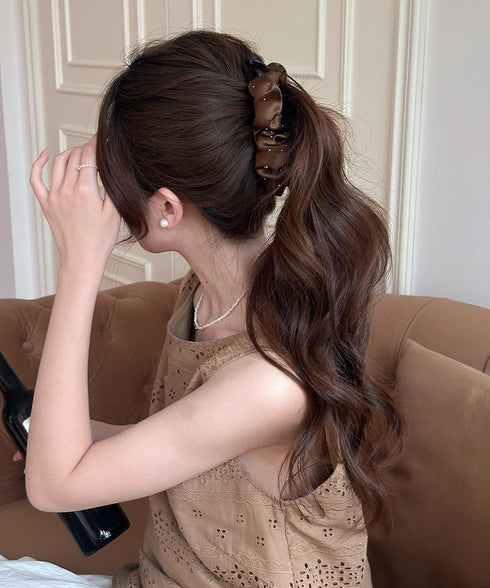 バンスクリップ 大きめ ヘアクリップ レディース ヘアアクセサリー 髪留め 髪飾り まとめ髪 おしゃれ 大人 可愛い オフイスカジュアル 女子会 演奏会 99SYSP-002