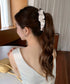 バンスクリップ 大きめ ヘアクリップ レディース ヘアアクセサリー 髪留め 髪飾り まとめ髪 おしゃれ 大人 可愛い オフイスカジュアル 女子会 演奏会 99SYSP-002