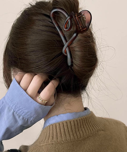 バンスクリップ 大きめ ヘアクリップ レディース ヘアアレンジ 髪留め 髪飾り まとめ髪 おしゃれ 大人 可愛い オフイスカジュアル 誕生日 プレゼント 99TZSP-005