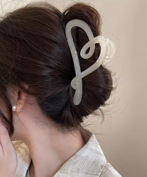 バンスクリップ 大きめ ヘアクリップ レディース ヘアアレンジ 髪留め 髪飾り まとめ髪 おしゃれ 大人 可愛い オフイスカジュアル 誕生日 プレゼント 99TZSP-005