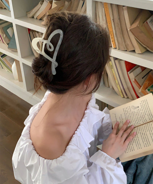 バンスクリップ 大きめ ヘアクリップ レディース ヘアアレンジ 髪留め 髪飾り まとめ髪 おしゃれ 大人 可愛い オフイスカジュアル 誕生日 プレゼント 99TZSP-005