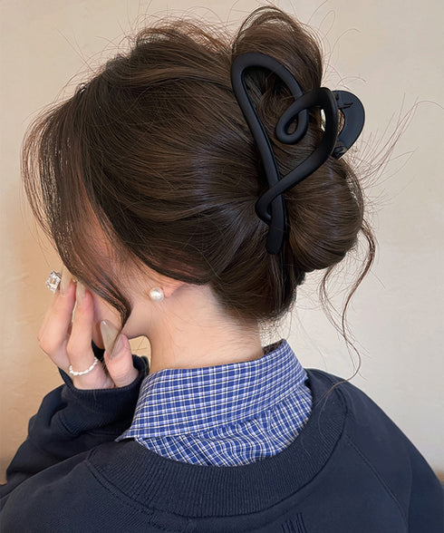 バンスクリップ 大きめ ヘアクリップ レディース ヘアアレンジ 髪留め 髪飾り まとめ髪 おしゃれ 大人 可愛い オフイスカジュアル 誕生日 プレゼント 99TZSP-005