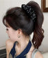 プリーツ バナナクリップ ヘアクリップ レディース ヘアアクセサリー 髪留め ポニーテール簡単 おしゃれ 大人可愛い オフイスカジュアル 結婚式二次会 デイリー 99TZSP-007