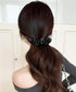 プリーツ バナナクリップ ヘアクリップ レディース ヘアアクセサリー 髪留め ポニーテール簡単 おしゃれ 大人可愛い オフイスカジュアル 結婚式二次会 デイリー 99TZSP-007