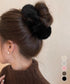 ファーシュシュ ボリュームヘアゴム 秋冬 レディース ヘアアクセサリー 韓国風 お団子ヘア ポニーテール 大人かわいい 簡単まとめ髪 プチプラ 髪留め髪飾り 99TZSP-009