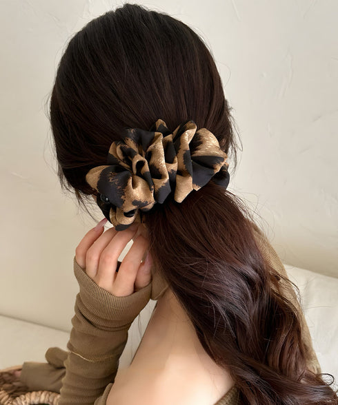 レオパード柄 バナナクリップ 簡単髪留め レディース ヘアアクセサリー ポニーテール 大人かわいい ヘアアレンジグッズ まとめ髪 ハーフアップ 夜会巻き 髪飾り 99TZSP-010