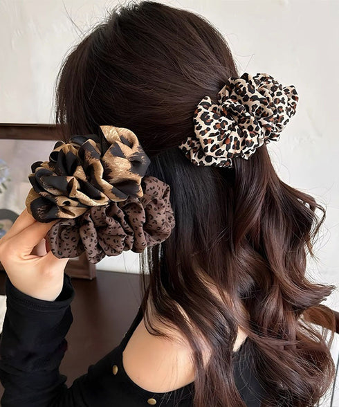 レオパード柄 バナナクリップ 簡単髪留め レディース ヘアアクセサリー ポニーテール 大人かわいい ヘアアレンジグッズ まとめ髪 ハーフアップ 夜会巻き 髪飾り 99TZSP-010