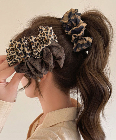 レオパード柄 バナナクリップ 簡単髪留め レディース ヘアアクセサリー ポニーテール 大人かわいい ヘアアレンジグッズ まとめ髪 ハーフアップ 夜会巻き 髪飾り 99TZSP-010