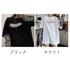 Tシャツ レディース トップス 重ね着風 カットソー ゼブラ柄 ロゴTシャツ デイリー ゆったり 長袖トップス 春秋冬 オルチャン シンプル 99WBX-008