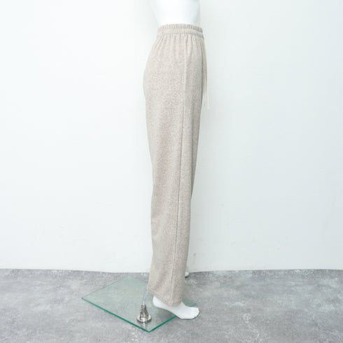 セミワイドパンツ 秋冬ルームウェア 韓国 レディースボトムス ストレートパンツ ロングパンツ ウエストゴム 暖かい カジュアル おしゃれ スウェットパンツ 99WLFS-009