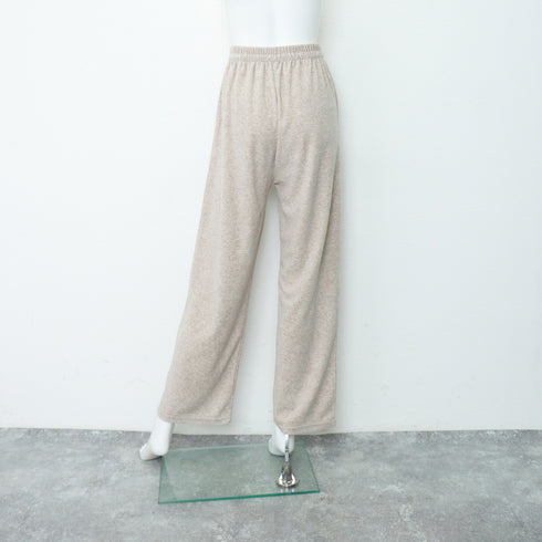 セミワイドパンツ 秋冬ルームウェア 韓国 レディースボトムス ストレートパンツ ロングパンツ ウエストゴム 暖かい カジュアル おしゃれ スウェットパンツ 99WLFS-009