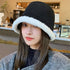 バケットハット ファー レディース 韓国 ボアハット ふわふわ あったか 小顔 おしゃれ 可愛い カジュアル お出掛け アウトドアぼうし シンプル 99XBMY-005