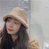 バケットハット ファー レディース 韓国 ボアハット ふわふわ あったか 小顔 おしゃれ 可愛い カジュアル お出掛け アウトドアぼうし シンプル 99XBMY-005