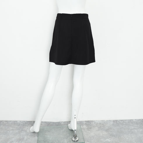 ミニスカート キュロット スリット 韓国 レディースボトムス ハイウエスト Aライン インナーパンツ付き 膝上スカパン カジュアル フェミニン おしゃれセクシー夏 99XCFS-002