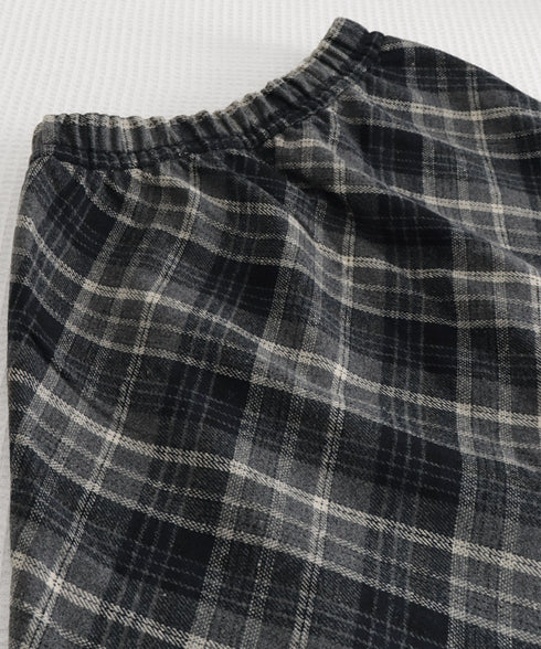 フレアスカート チェック柄 美脚 春秋冬 レディース 膝下丈スカート きれいめ ウエストゴム ハイウエスト ボトムス 体型カバー 大人可愛い おしゃれ 韓国風 99XCFS-004