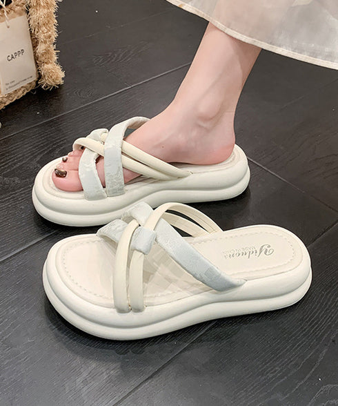厚底 ミュールサンダル クロスベルト夏靴 レディース ヒョウ柄ストラップ コンフォートサンダル かかとなし おしゃれ 履きやすい カジュアル 大人可愛い 楽ちん 99XDMY-002