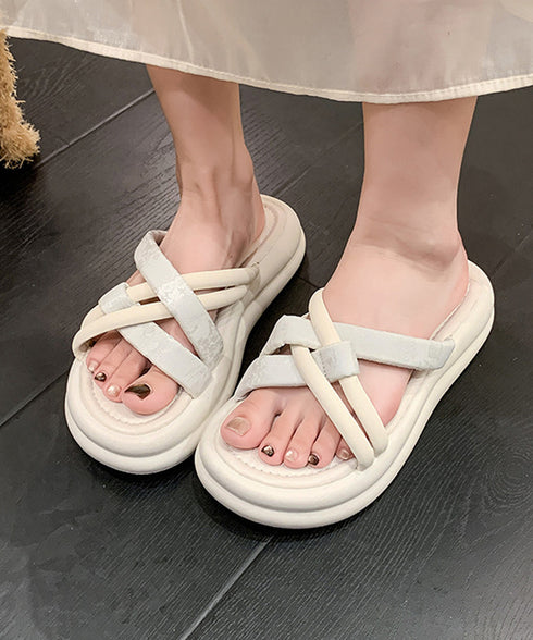厚底 ミュールサンダル クロスベルト夏靴 レディース ヒョウ柄ストラップ コンフォートサンダル かかとなし おしゃれ 履きやすい カジュアル 大人可愛い 楽ちん 99XDMY-002
