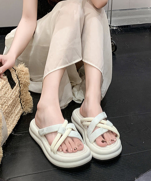 厚底 ミュールサンダル クロスベルト夏靴 レディース ヒョウ柄ストラップ コンフォートサンダル かかとなし おしゃれ 履きやすい カジュアル 大人可愛い 楽ちん 99XDMY-002