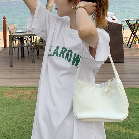 半袖Tシャツ レディース 韓国 英字ロゴ 全3色 プリントTシャツ カットソー シルエット 体型カバー ロング丈 ゆったり オルチャン カジュアル 古着風 99XHD-003