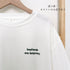 ワンポイント Tシャツ レディース 春夏 半袖Tシャツ トップス オルチャン ロング丈 ゆったり カットソー ラウンドネック カジュアル 韓国風 おしゃれ 99XHD-010
