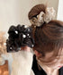 キラキラシュシュ 透け感 フェイクパール レディース 大人 可愛い ヘアゴム おしゃれ ヘアアレンジ 髪留め 髪飾り 簡単 まとめ髪 人気 デート 発表会 雑貨 99XHSP-001