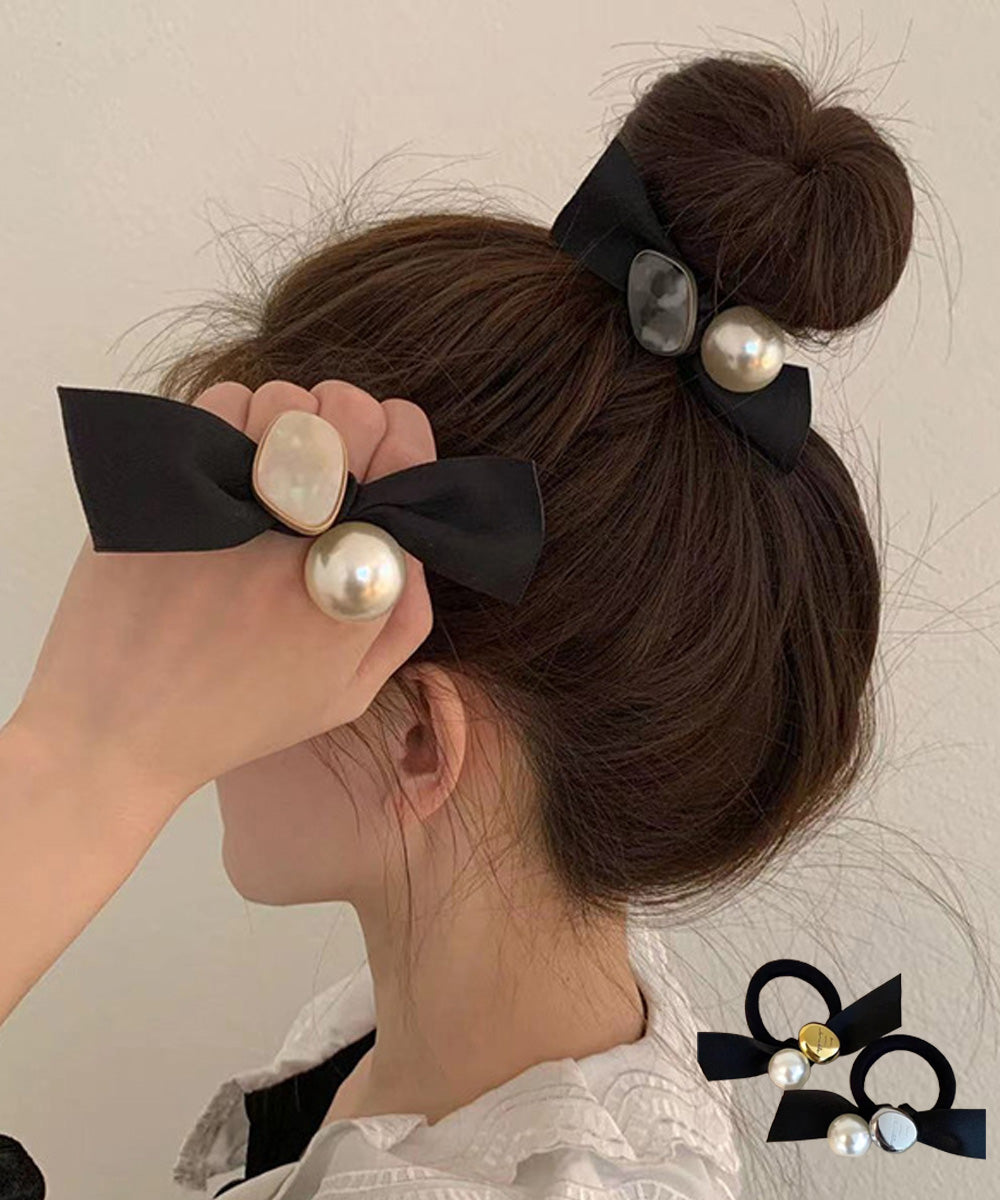 パールヘアゴム レディース ポニーテール
