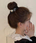 パールヘアゴム レディース ポニーテール ヘアアクセサリー まとめ髪 大人可愛い フェミニン シンプル デイリー オフィス 韓国風トレンド 新作髪留め プレゼント 99XHSP-006
