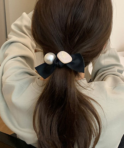 パールヘアゴム レディース ポニーテール ヘアアクセサリー まとめ髪 大人可愛い フェミニン シンプル デイリー オフィス 韓国風トレンド 新作髪留め プレゼント 99XHSP-006