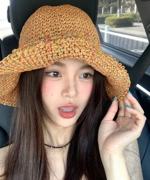 麦わら帽子 ストローハット 日焼け対策 レディース 春夏 バケットハット ビーチ帽子 折りたたみ ナチュラル 小顔 夏海 アウトドア おしゃれ ナチュラル 小顔 99XLZZ-001