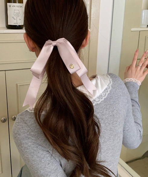 ヘアクリップ リボン レディース ヘアアクセサリー 女子会 演奏会 簡単ヘアアレンジ 大人女性 可愛い まとめ髪 髪留め 髪飾り おしゃれ 99XXSP-001
