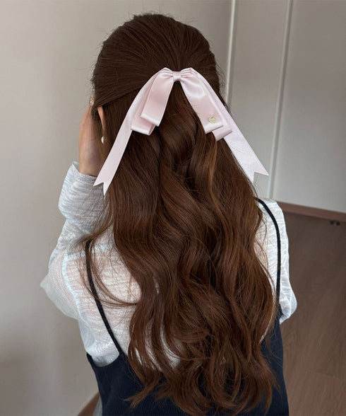 ヘアクリップ リボン レディース ヘアアクセサリー 女子会 演奏会 簡単ヘアアレンジ 大人女性 可愛い まとめ髪 髪留め 髪飾り おしゃれ 99XXSP-001