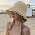 麦わら帽子 ストローハット レディース 韓国帽子 バケットハット 紫外線対策 日焼け対策 春夏 日よけ ナチュラル 小顔 韓国 夏海 アウトドア おしゃれハット 99YFMY-001