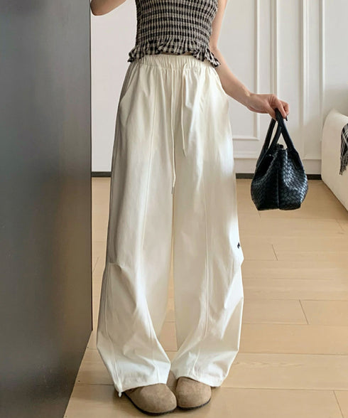 ハート刺しゅう ワイドパンツ 春夏秋 レディース ゆったり ストレートパンツ ストリート 着やせ 韓国風おしゃれ 美脚 ロングパンツ 大人可愛い 99YHFS-004
