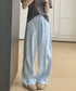 ハート刺しゅう ワイドパンツ 春夏秋 レディース ゆったり ストレートパンツ ストリート 着やせ 韓国風おしゃれ 美脚 ロングパンツ 大人可愛い 99YHFS-004