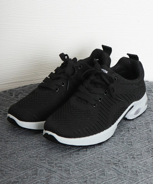 スニーカー レディース メッシュ レースアップシューズ スポーツ ボリュームソール 軽量 歩きやすい 疲れない おしゃれ お出かけ コンフォート 99YJBH-007