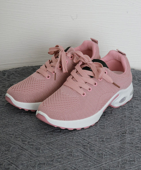 スニーカー レディース メッシュ レースアップシューズ スポーツ ボリュームソール 軽量 歩きやすい 疲れない おしゃれ お出かけ コンフォート 99YJBH-007