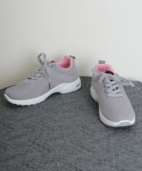 スニーカー レディース メッシュ レースアップシューズ スポーツ ボリュームソール 軽量 歩きやすい 疲れない おしゃれ お出かけ コンフォート 99YJBH-007