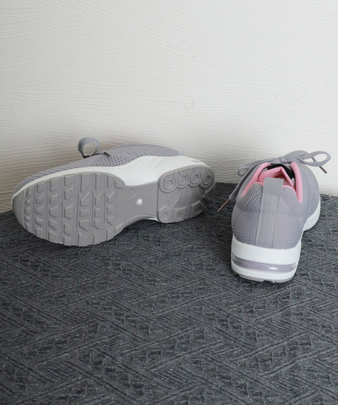 スニーカー レディース メッシュ レースアップシューズ スポーツ ボリュームソール 軽量 歩きやすい 疲れない おしゃれ お出かけ コンフォート 99YJBH-007