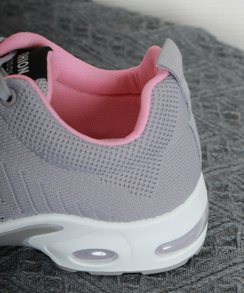 スニーカー レディース メッシュ レースアップシューズ スポーツ ボリュームソール 軽量 歩きやすい 疲れない おしゃれ お出かけ コンフォート 99YJBH-007