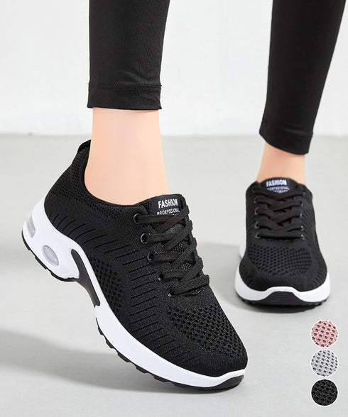 スニーカー レディース メッシュ レースアップシューズ スポーツ ボリュームソール 軽量 歩きやすい 疲れない おしゃれ お出かけ コンフォート 99YJBH-007