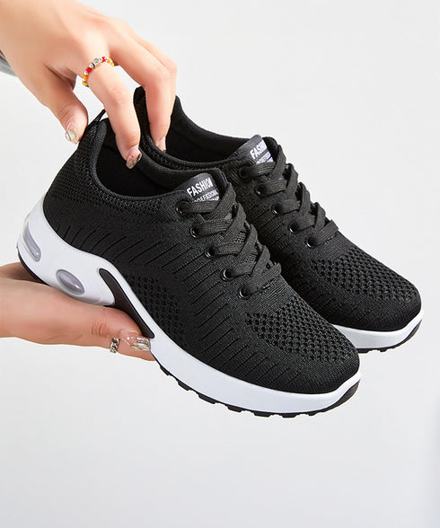 スニーカー レディース メッシュ レースアップシューズ スポーツ ボリュームソール 軽量 歩きやすい 疲れない おしゃれ お出かけ コンフォート 99YJBH-007