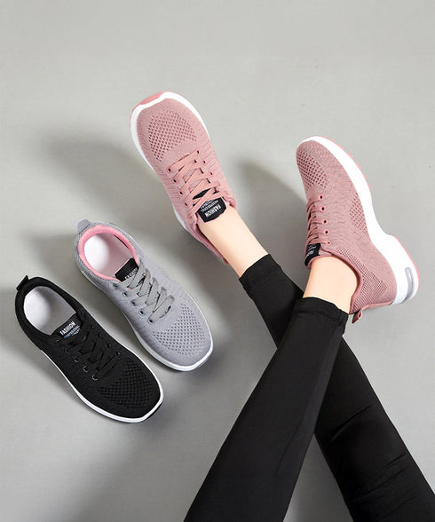 スニーカー レディース メッシュ レースアップシューズ スポーツ ボリュームソール 軽量 歩きやすい 疲れない おしゃれ お出かけ コンフォート 99YJBH-007