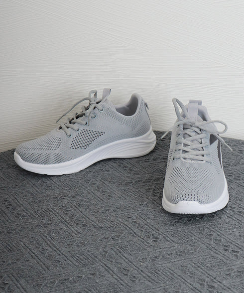 スニーカー レースアップ ローカット靴 レディース コンフォートシューズ シンプル 歩きやすい 疲れにくい 通勤通学 スポーツ アウトドア ランニング靴 黒 99YJBH-008