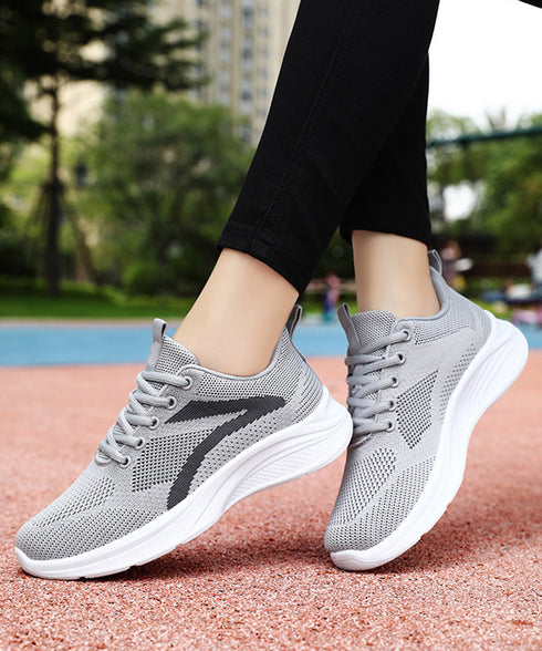 スニーカー レースアップ ローカット靴 レディース コンフォートシューズ シンプル 歩きやすい 疲れにくい 通勤通学 スポーツ アウトドア ランニング靴 黒 99YJBH-008