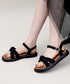 フラットサンダル ベルトサンダル 美脚夏 レディースシューズ サマーサンダル ストラップ フェミニン カジュアル おしゃれ 疲れない 大人可愛い 旅行くつ 99YTMY-001