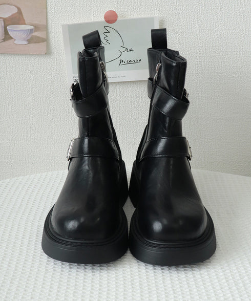 エンジニアブーツ ベルト レディース ショートブーツ ワークブーツ カジュアル ストリート風 美脚 歩きやすい 秋冬 オルチャン お洒落 太ヒール 通勤通学 99YXXY-001