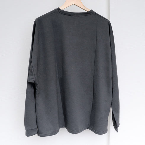ロゴTシャツ レディース 長袖 韓国 トップス ロング丈 トレーナー オーバーサイズ ゆったり 体型カバー オルチャン カジュアル おしゃれ 英字ロゴ 99YYH-034